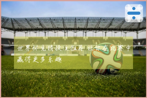 世界杯竞猜投注推荐 让你在比赛中赢得更多乐趣